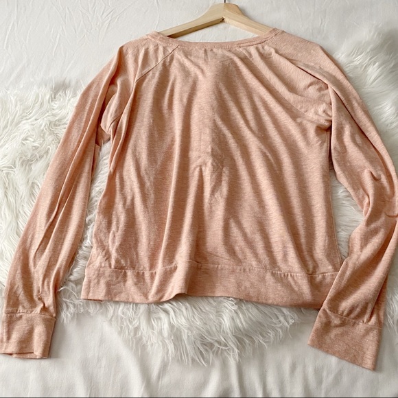 Pink • Marled Raglan Tee - Picture 5 of 7